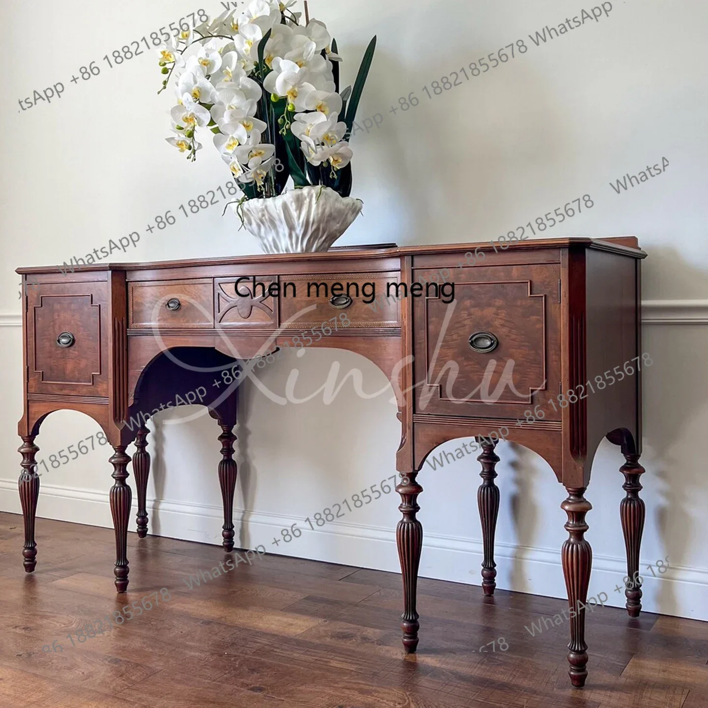 Medieval solid wood porch cabinet foyer partition French country living room locker storage H
Medieval solid wood porch cabinet foyer partition French country living room locker storage H