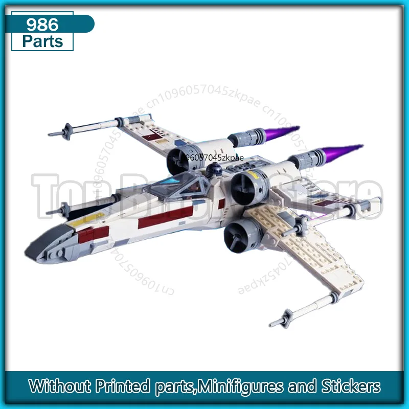 Starfighter Spaceship MOC Building Block Aircraft Transportion Wing Technology Bricks Model Sets DIY Assembly Toys Xmas Gifts
Starfighter Spaceship MOC Building Block Aircraft Transportion Wing Technology Bricks Model Sets DIY Assembly Toys Xmas Gifts