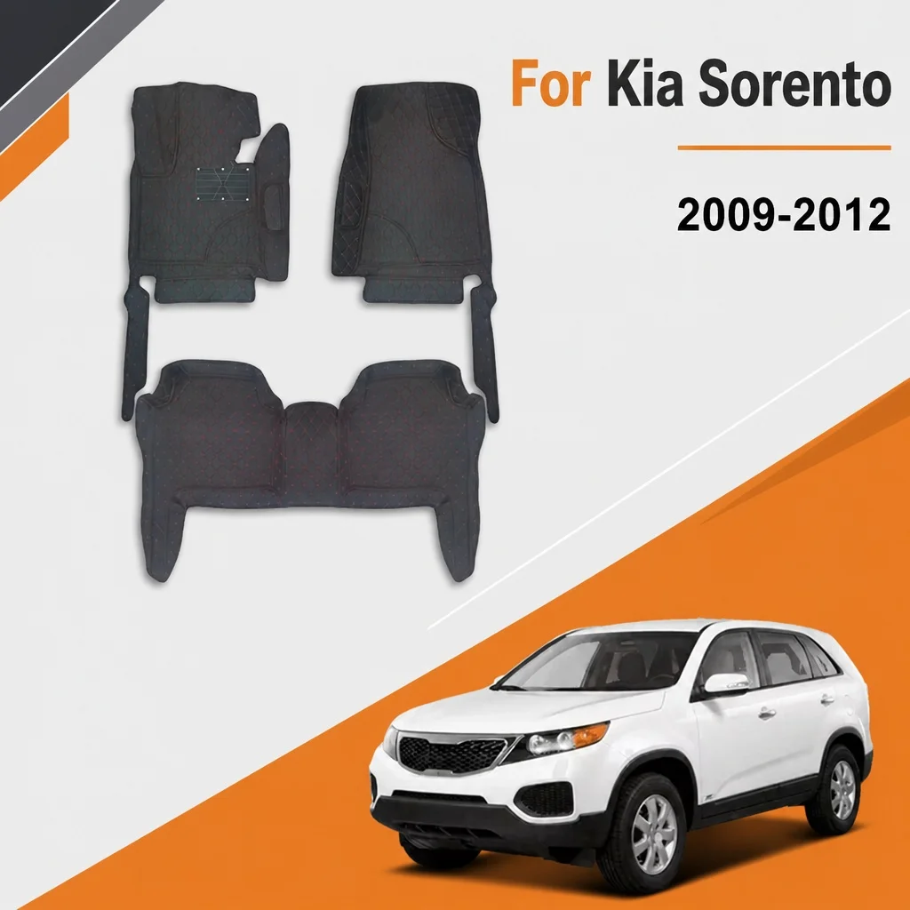 Car Floor Mats For Kia Sorento II XM (5 Seater) 2009 2010 2011 2012 Leather Rugs Carpets Auto Interior Mat Covers Accessories
Car Floor Mats For Kia Sorento II XM (5 Seater) 2009 2010 2011 2012 Leather Rugs Carpets Auto Interior Mat Covers Accessories