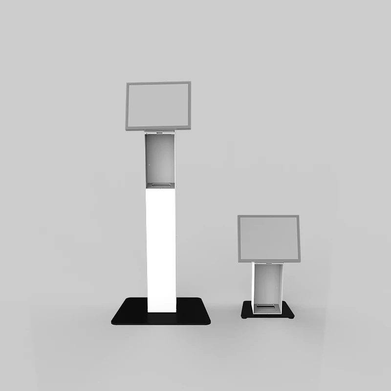 Self-Service Desktop POS Display Payment Kiosk Stand SPCC Metal Tablet PC Stand White Black Peacemounts KS-06T Retailing Store
Self-Service Desktop POS Display Payment Kiosk Stand SPCC Metal Tablet PC Stand White Black Peacemounts KS-06T Retailing Store
