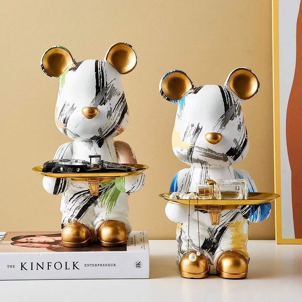 Bear Figurine Piggy Bank,Resin Statue Room Decor,Aesthetic Modern Desk Decoration Items,Home Interior Decoration Accessories
Bear Figurine Piggy Bank,Resin Statue Room Decor,Aesthetic Modern Desk Decoration Items,Home Interior Decoration Accessories