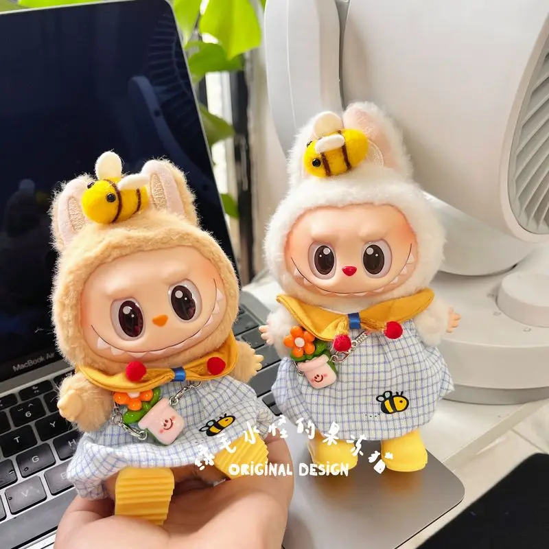 Only Clothes Labubu Clothes Cute Wool Felt Bee Headpiece Suit For V1 V2 V3 Labubu Vinyl Pendant Doll Change Outfit Accessories
Only Clothes Labubu Clothes Cute Wool Felt Bee Headpiece Suit For V1 V2 V3 Labubu Vinyl Pendant Doll Change Outfit Accessories