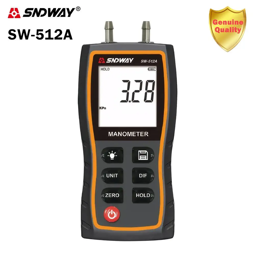 SNDWAY SW-512A SW-512B SW-512C Digital Manometer Air Pressure Gauge 0.01 Resolution air pressure Differential Gauge Kit Tools
SNDWAY SW-512A SW-512B SW-512C Digital Manometer Air Pressure Gauge 0.01 Resolution air pressure Differential Gauge Kit Tools