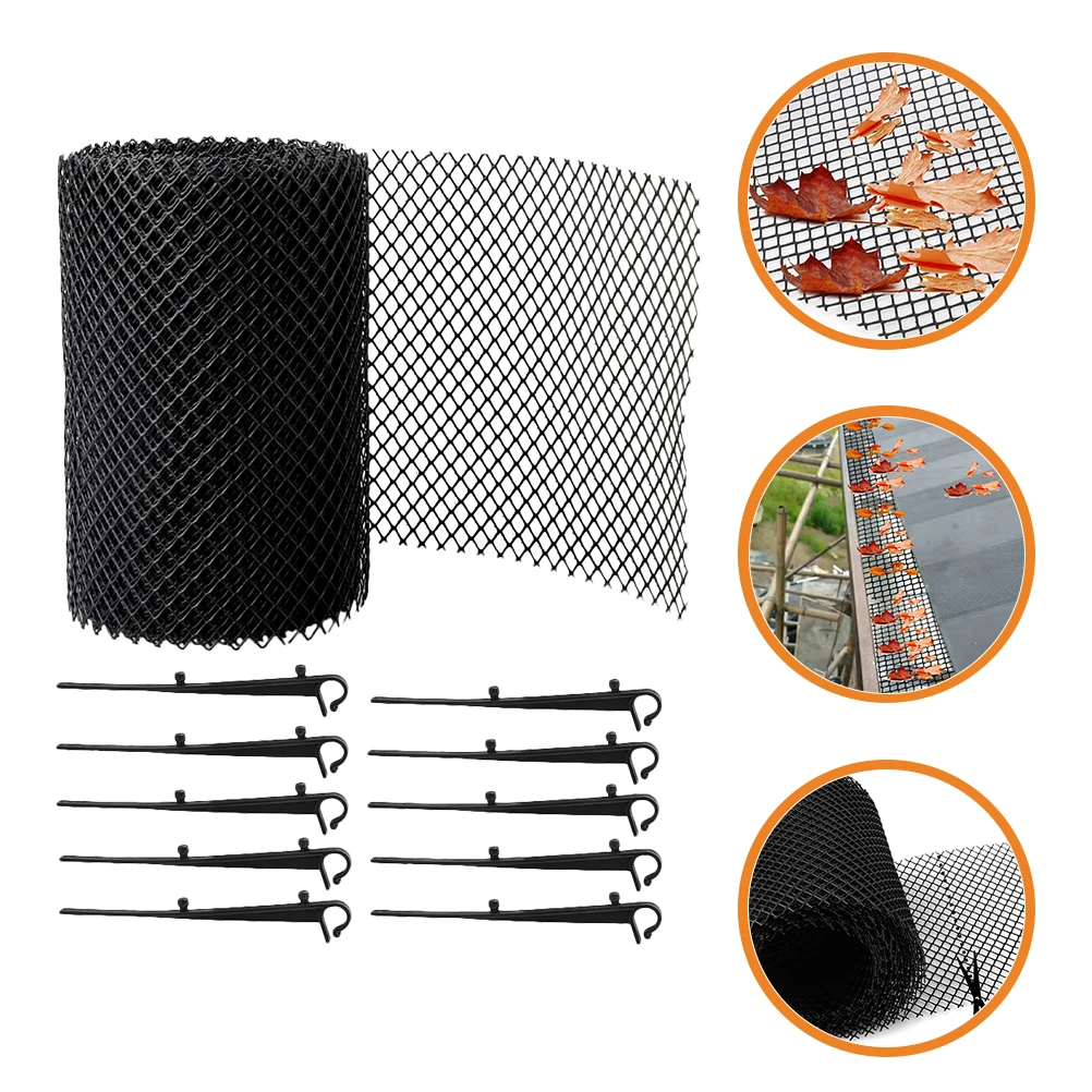 Plastic Gutter Guard Netting Drain Protector Mesh Cover Black Color Leaf Protection Garden Courtyard Home Sink Heat Resistance
Plastic Gutter Guard Netting Drain Protector Mesh Cover Black Color Leaf Protection Garden Courtyard Home Sink Heat Resistance