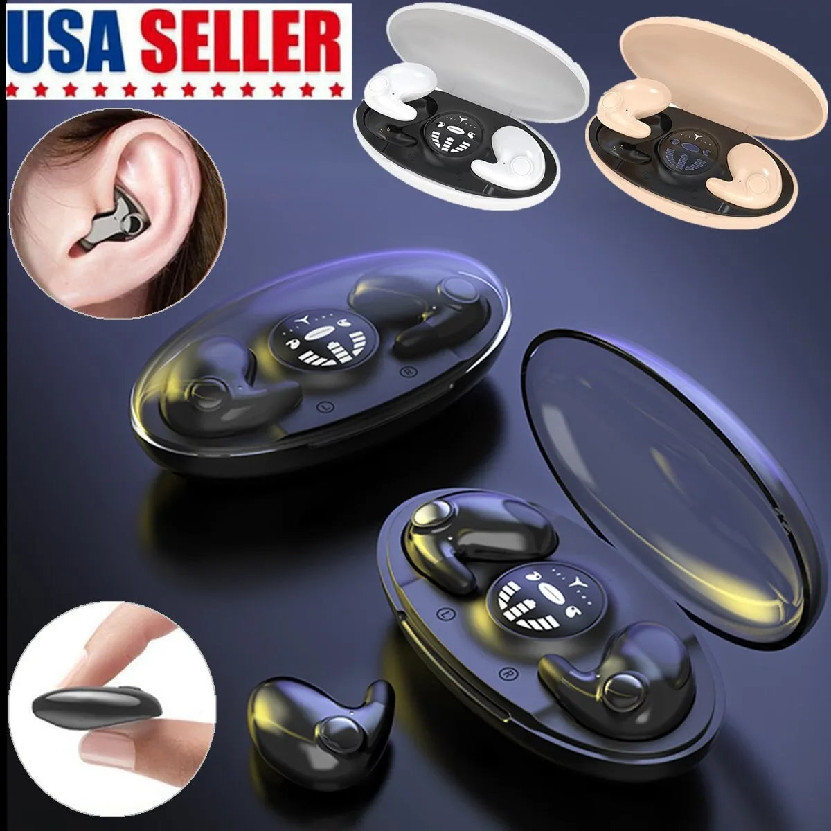 Invisible Sleep Wireless Earbuds Bluetooth 5.3 Headset TWS Waterproof Earphone
Invisible Sleep Wireless Earbuds Bluetooth 5.3 Headset TWS Waterproof Earphone