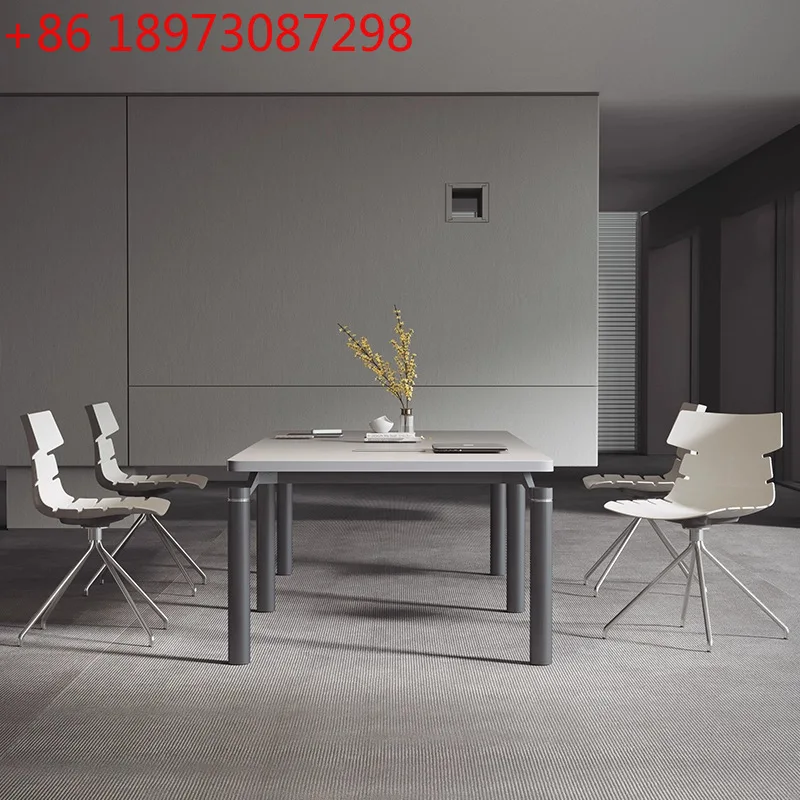 Conference Small modern simple long room and chair combination Light luxury high-end sense long bar negotiation table Business
Conference Small modern simple long room and chair combination Light luxury high-end sense long bar negotiation table Business