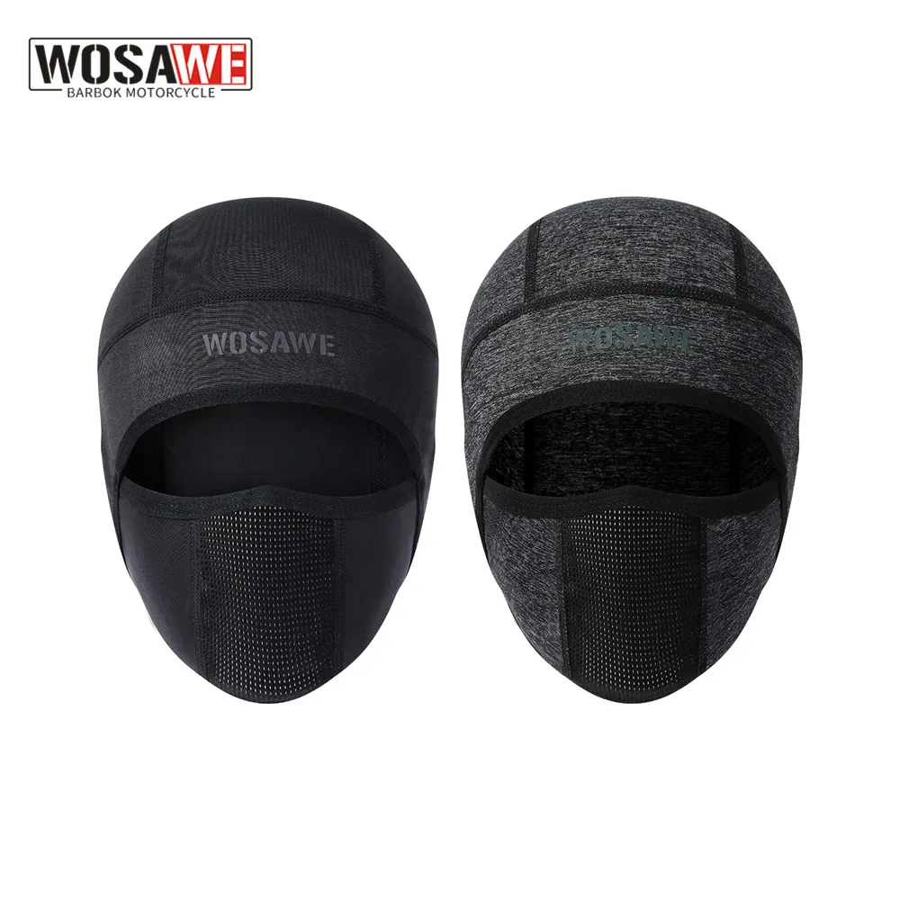 WOSAWE Men's Caps Cycling Balaclava Full Face Mask Windproof Breathable Anti-UV Motocross Motorcycle Helmet Liner Hats
WOSAWE Men's Caps Cycling Balaclava Full Face Mask Windproof Breathable Anti-UV Motocross Motorcycle Helmet Liner Hats