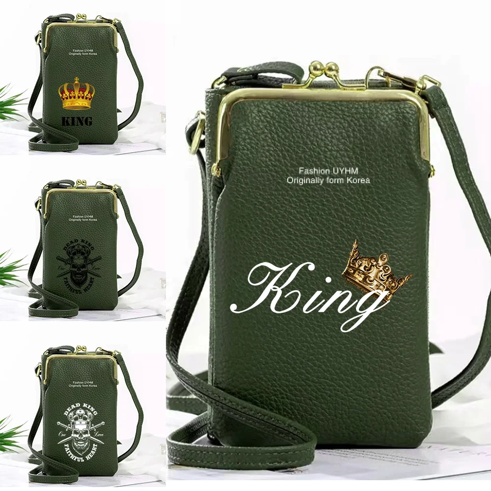 Women's Mobile Phone Bag for Huawei/iPhone/Xiaomi Card Holder Wallet Shoulder Leather Bags Handbag Queen Print Phone Bag
Women's Mobile Phone Bag for Huawei/iPhone/Xiaomi Card Holder Wallet Shoulder Leather Bags Handbag Queen Print Phone Bag