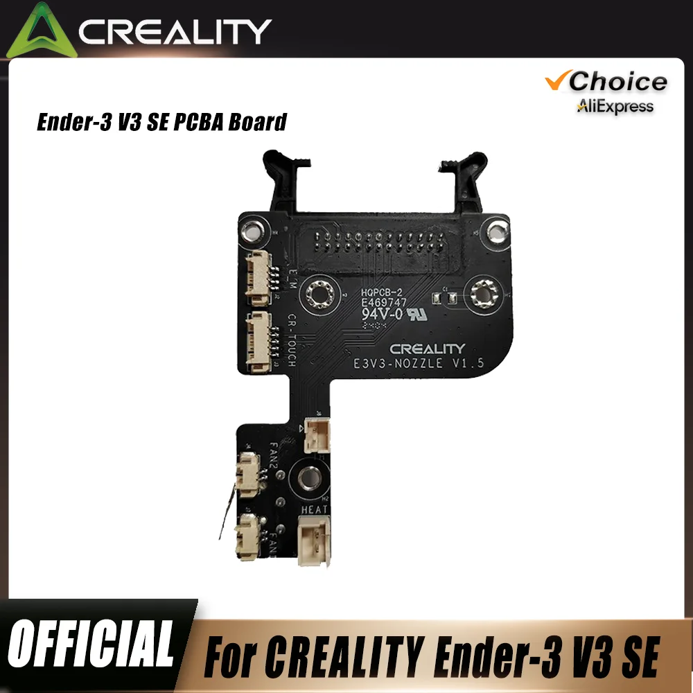 Creality Official PCBA Board Compatible with Ender-3 V3 SE E3V3-NOZZLE-CON_V10_V10 PCBA Board 3d Printer Accessories
Creality Official PCBA Board Compatible with Ender-3 V3 SE E3V3-NOZZLE-CON_V10_V10 PCBA Board 3d Printer Accessories