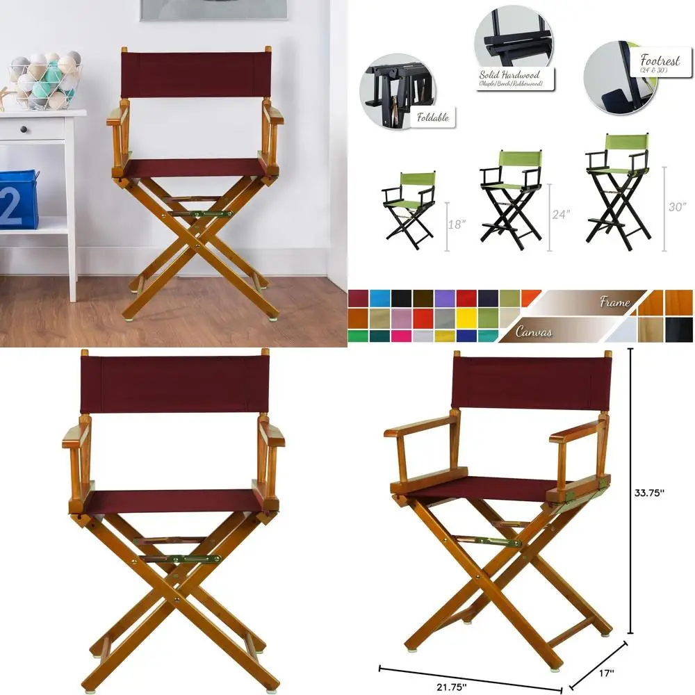 18 Oak Director's Chair with Ebury Canvas Seat
18 Oak Director's Chair with Ebury Canvas Seat
