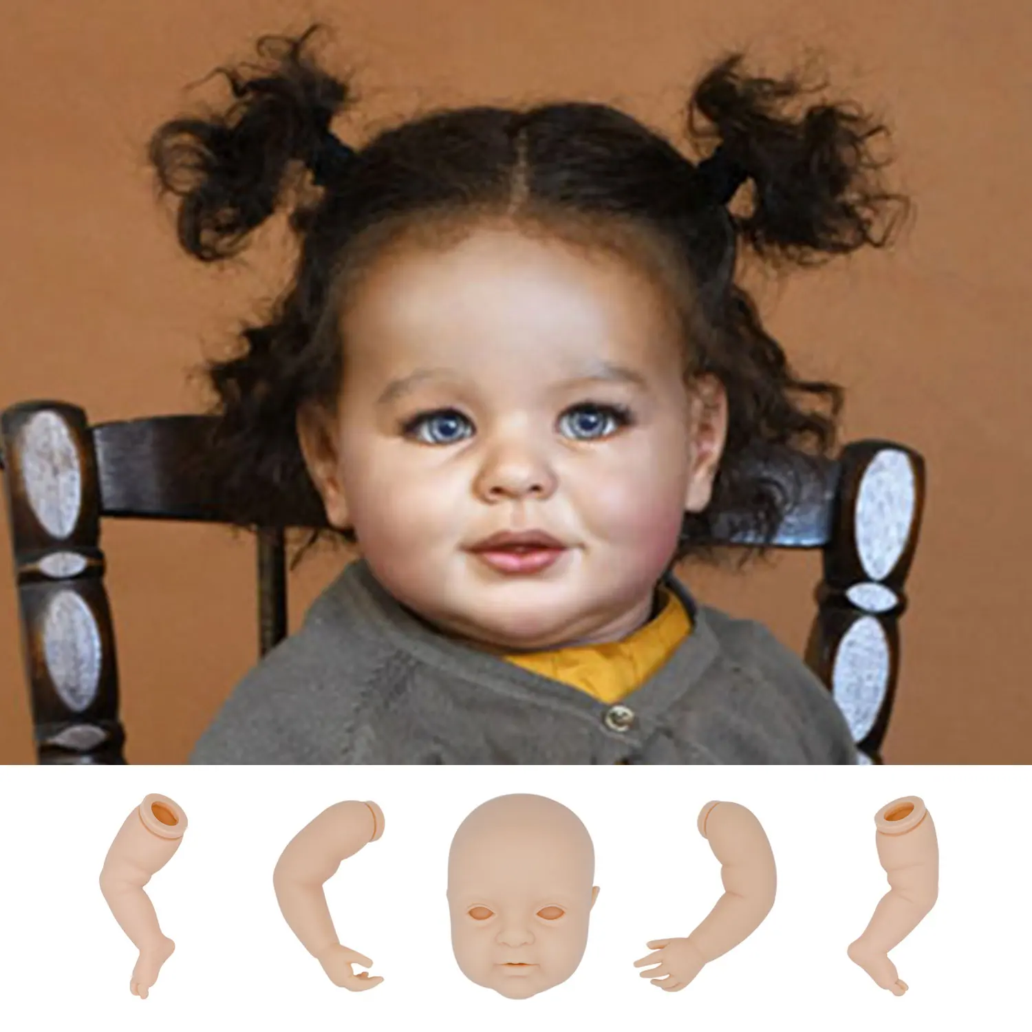 Witdiy 55 cm/21.65 inch new vinyl blank reborn doll baby unpainted kit/Give 2 gifts
Witdiy 55 cm/21.65 inch new vinyl blank reborn doll baby unpainted kit/Give 2 gifts