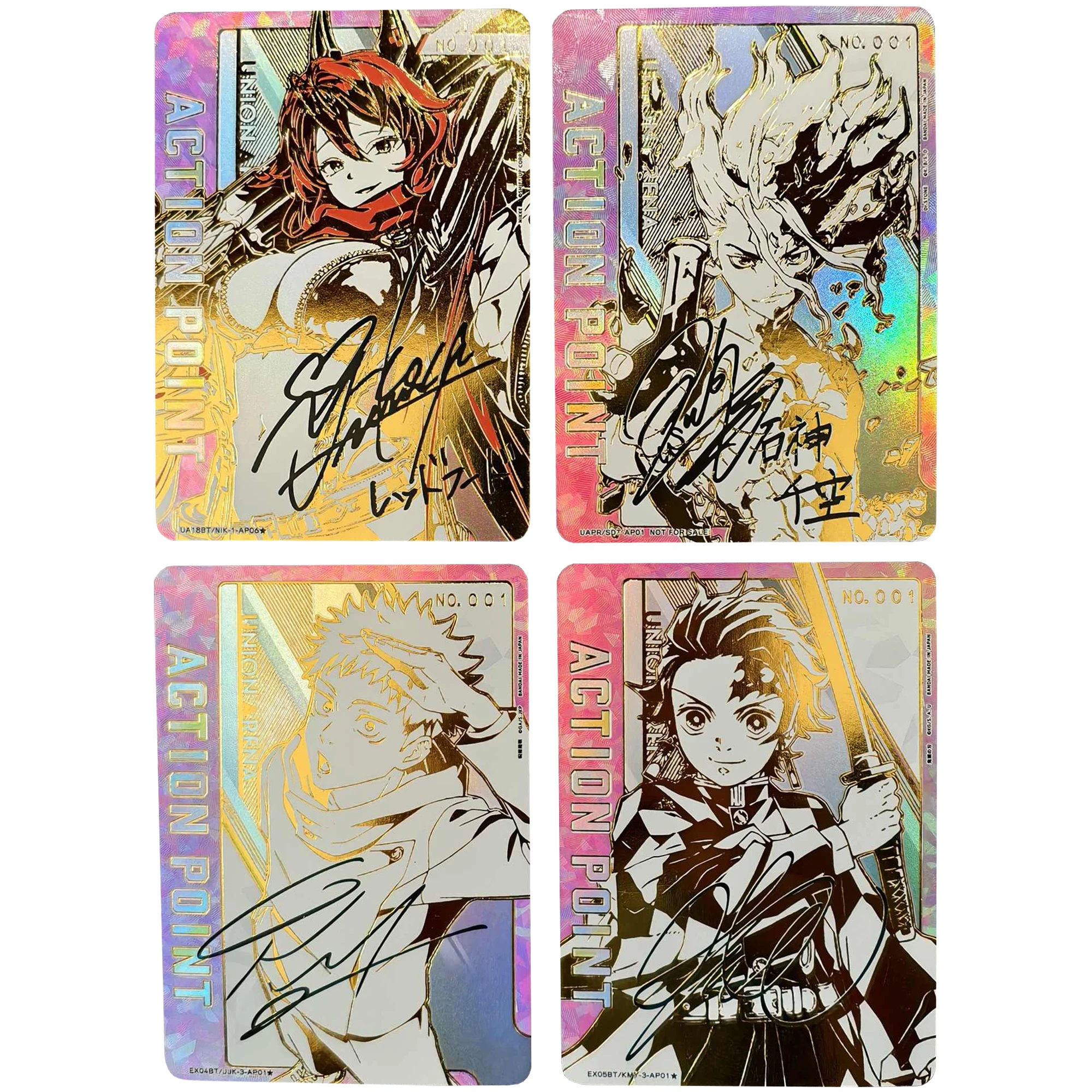 63*88 мм Diy Self Made Demon Slayer Kamado Tanjirou Itadori Yuji Фирменная флэш-карта Классическая игра Аниме Коллекционная карта Подарочная игрушка
63*88 мм Diy Self Made Demon Slayer Kamado Tanjirou Itadori Yuji Фирменная флэш-карта Классическая игра Аниме Коллекционная карта Подарочная игрушка