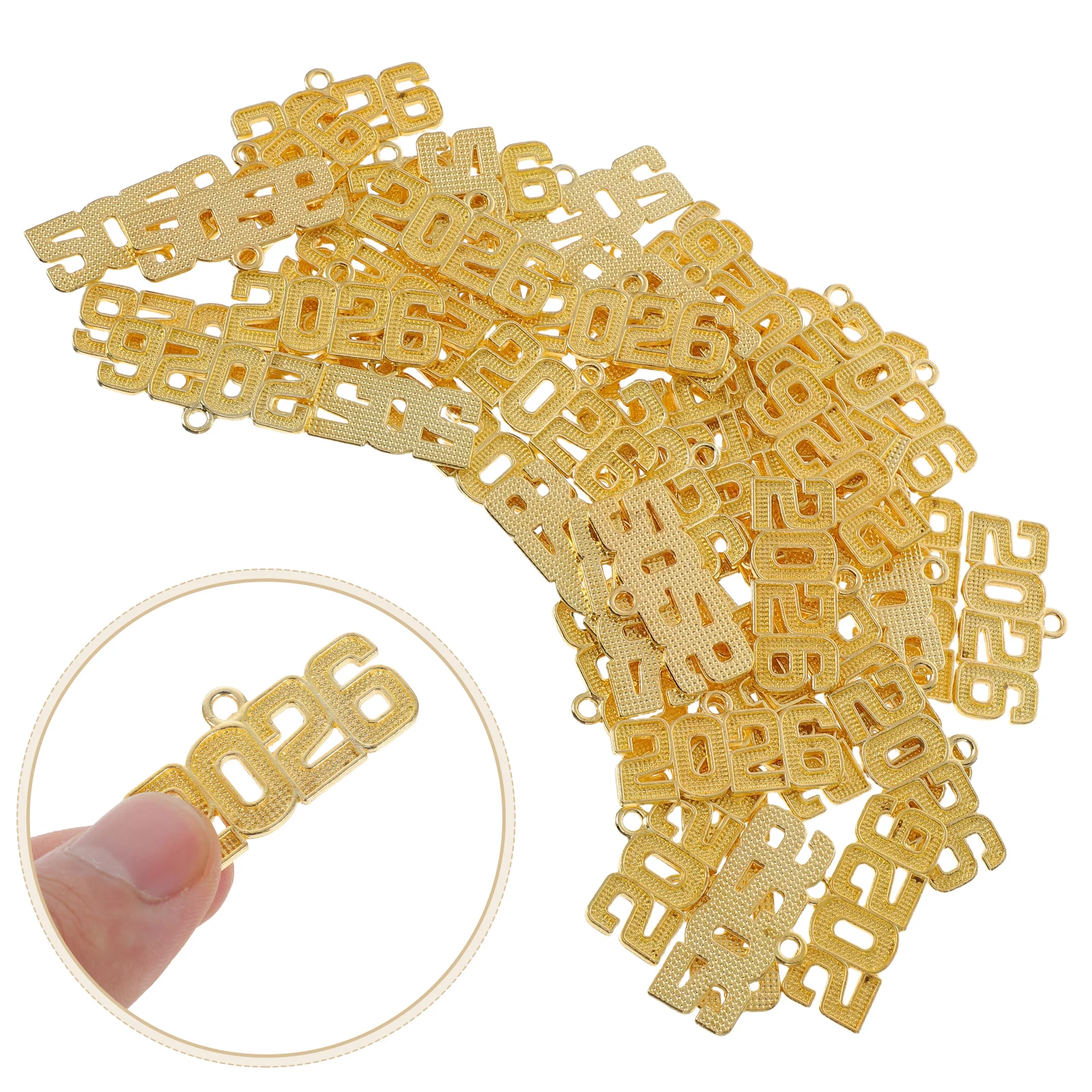 50pcs 2026 Alloy Year Charms Pendant Graduation Tassel Diy Keychain Jewelry Making Supplies Lightweight Metal Decorations Grad
50pcs 2026 Alloy Year Charms Pendant Graduation Tassel Diy Keychain Jewelry Making Supplies Lightweight Metal Decorations Grad