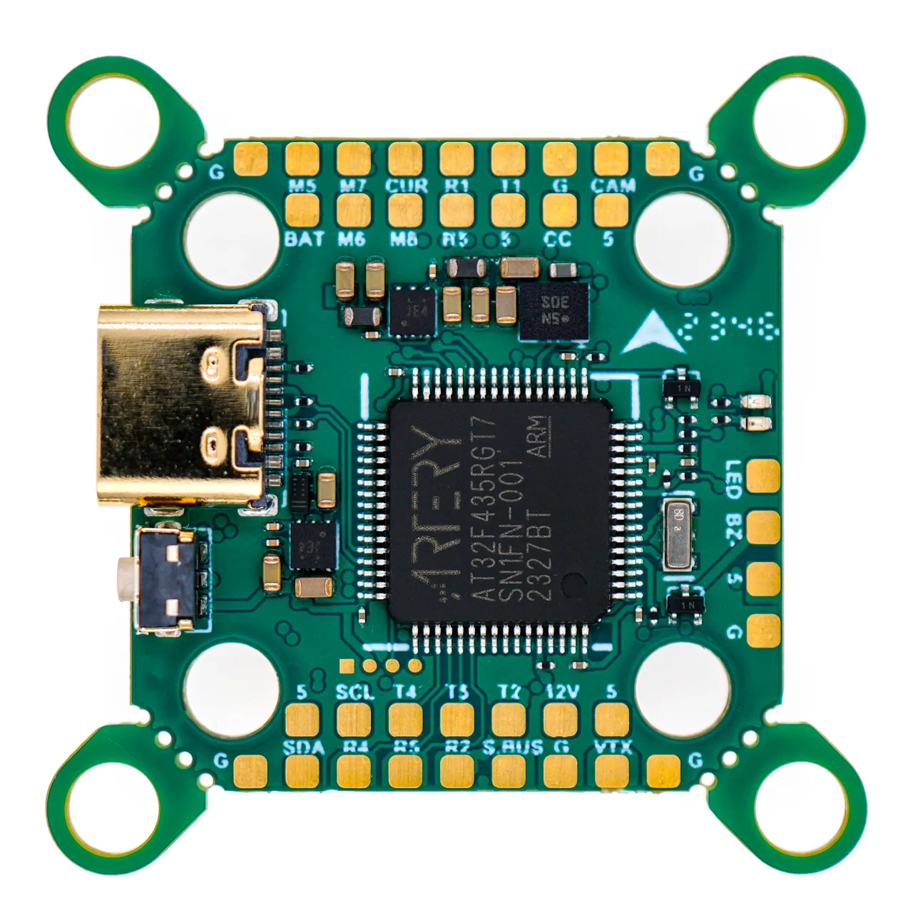 NeutronRC AT32F435 Flight Controller with20*20/30.5*30.5mm Mounting pattern
NeutronRC AT32F435 Flight Controller with20*20/30.5*30.5mm Mounting pattern