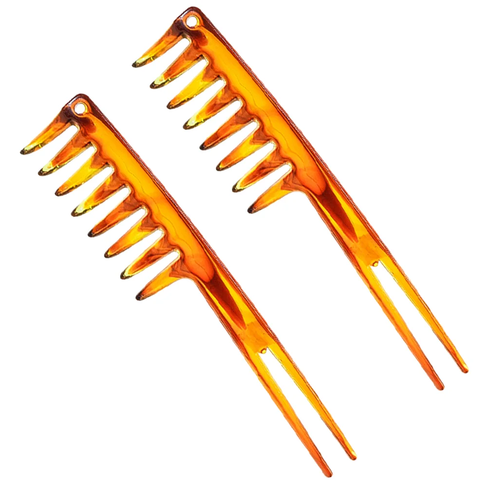 2 Pcs Men's Styling Oil Comb Large Back Hair Wide Tooth Fluffy 2pcs (amber Curved Fork Comb) Dress up Man
2 Pcs Men's Styling Oil Comb Large Back Hair Wide Tooth Fluffy 2pcs (amber Curved Fork Comb) Dress up Man