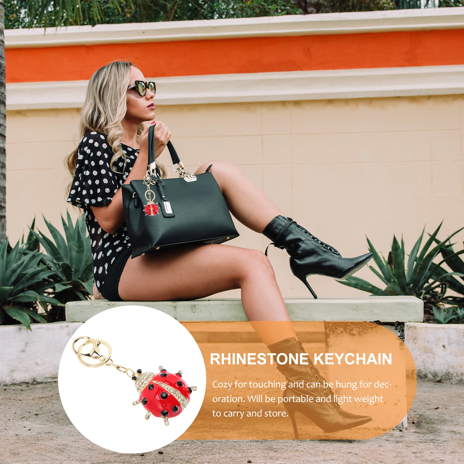 Ladybug Keychain Red Handbag Charms Crystal Pendant Alloy Rhinestone Cute Exquisite Shiny Colors Fashionable Key Chain Rings Bag
Ladybug Keychain Red Handbag Charms Crystal Pendant Alloy Rhinestone Cute Exquisite Shiny Colors Fashionable Key Chain Rings Bag
