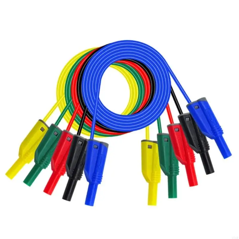 4mm Banana Plugs Test Cables Multipurpose 4mm Banana Test Leads Universal Compatibility Simple Installs for Multimeter
4mm Banana Plugs Test Cables Multipurpose 4mm Banana Test Leads Universal Compatibility Simple Installs for Multimeter
