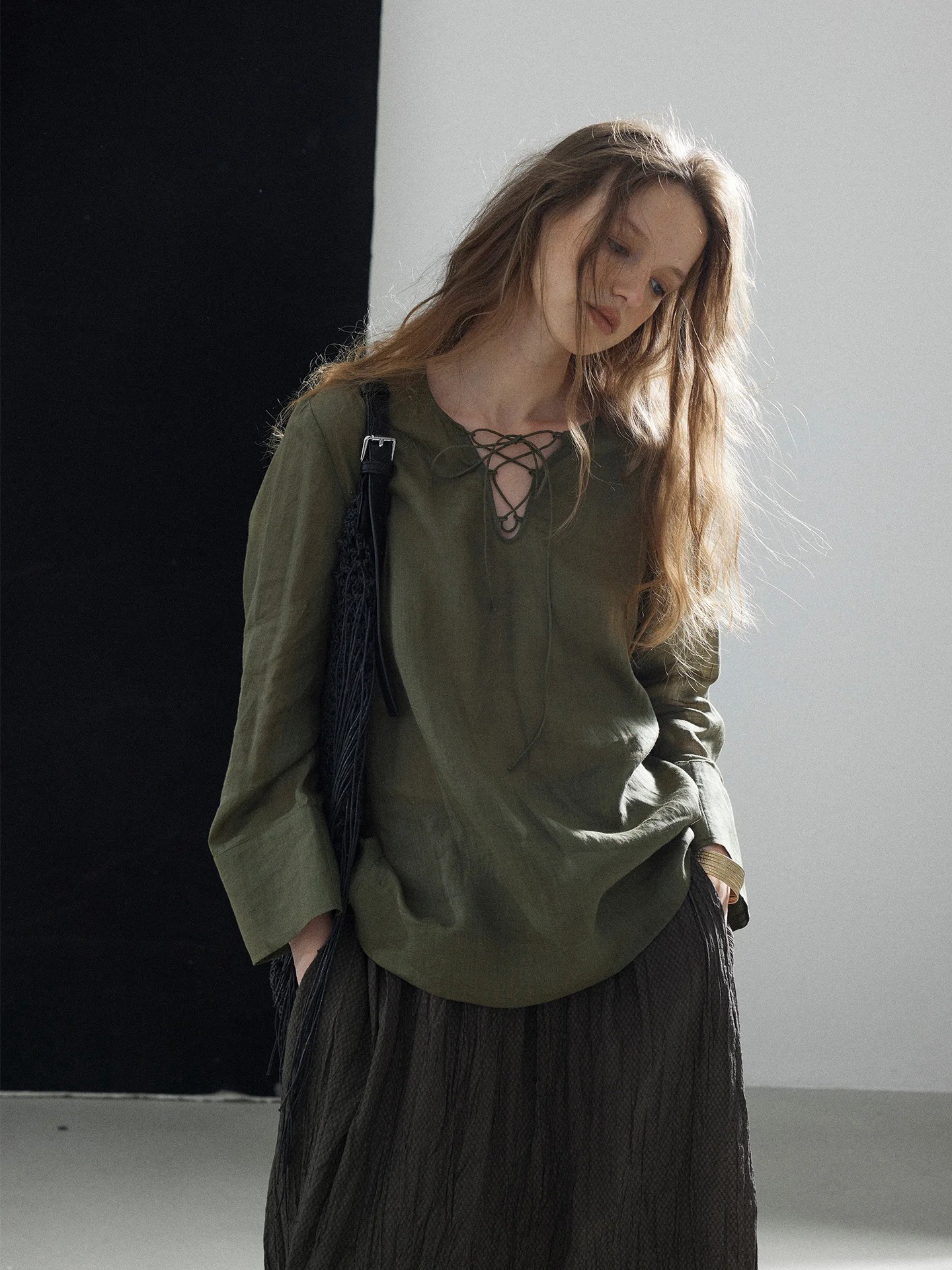 Льняной топ Moofeel High-Tead-Loom Long-Sve irt Vintage-Sle Dstring V-Ne, дышащий женский топ премиум-класса Faion
Льняной топ Moofeel High-Tead-Loom Long-Sve irt Vintage-Sle Dstring V-Ne, дышащий женский топ премиум-класса Faion