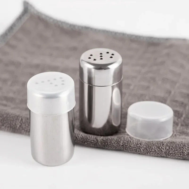 1pcs Food-Grade Stainless Steel Spice Jars Mini Portable Salt Pepper Shakers, Leak-Proof for Camping Picnic
1pcs Food-Grade Stainless Steel Spice Jars Mini Portable Salt Pepper Shakers, Leak-Proof for Camping Picnic