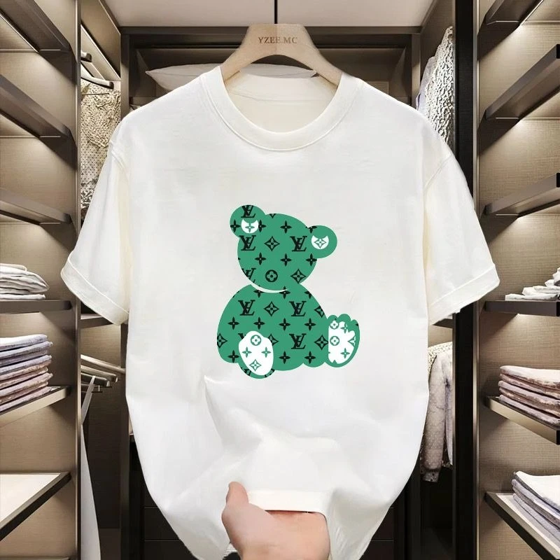 2025 Pure Cotton Printed T-shirts Summer Fashion Brand Ins Versatile Tops Fashionable Plus-size Men's and Women's Wear
2025 Pure Cotton Printed T-shirts Summer Fashion Brand Ins Versatile Tops Fashionable Plus-size Men's and Women's Wear