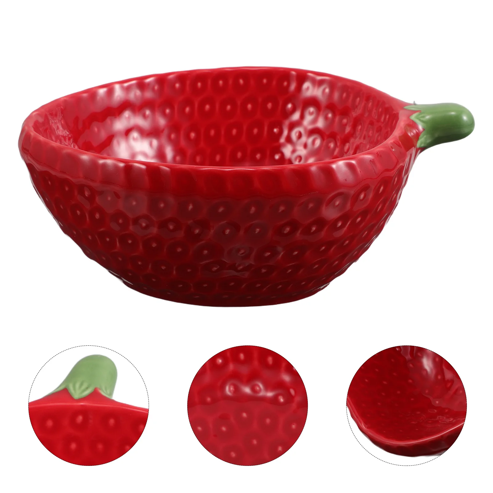 Strawberry Ceramic Bowl Embossed Porcelain Rice Soup Fruit Serving Kids Family Dining Tableware Microwave Safe Elegant Design
Strawberry Ceramic Bowl Embossed Porcelain Rice Soup Fruit Serving Kids Family Dining Tableware Microwave Safe Elegant Design