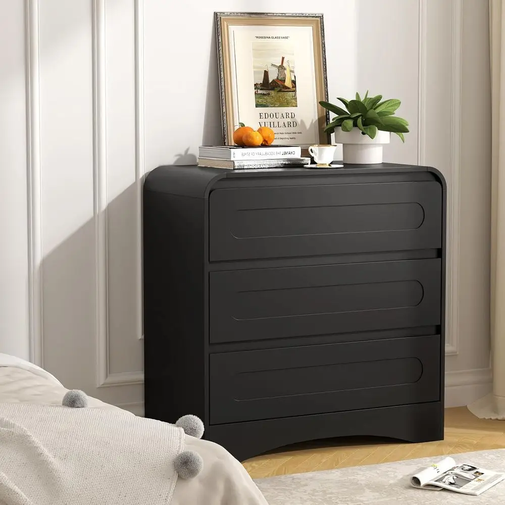 32 Wide Storage Drawers & Chest Organizer for Bedroom, Living Room, or Hallway - Large Drawers in Black
32 Wide Storage Drawers & Chest Organizer for Bedroom, Living Room, or Hallway - Large Drawers in Black