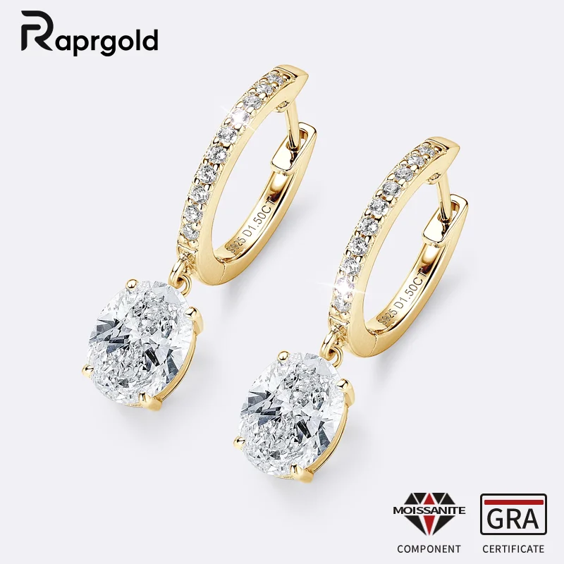 Сертифицированные серьги-кольца RAPRGOLD GRA овальной огранки с муассанитом для женщин, стерлинговое серебро S925, ювелирные изделия, подарки Pendientes
Сертифицированные серьги-кольца RAPRGOLD GRA овальной огранки с муассанитом для женщин, стерлинговое серебро S925, ювелирные изделия, подарки Pendientes