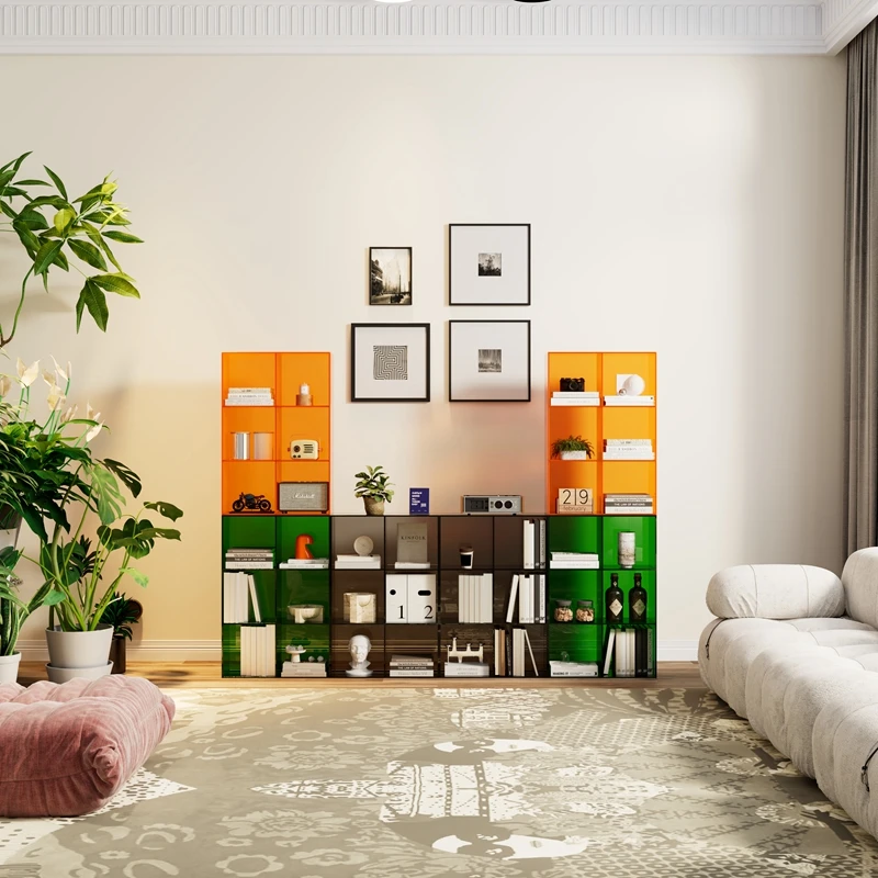 Modern simple color acrylic multi-layer children's picture book shelf free combination living room bedroom storage bookshelf
Modern simple color acrylic multi-layer children's picture book shelf free combination living room bedroom storage bookshelf