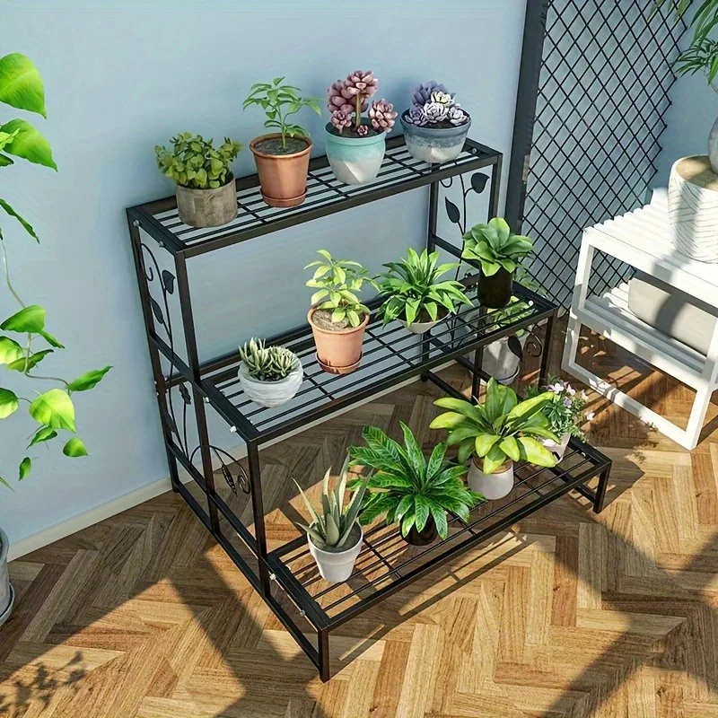 3-layer outdoor and indoor metal environmentally friendly storage rack, shoe rack flower rack, iron decorative storage rack
3-layer outdoor and indoor metal environmentally friendly storage rack, shoe rack flower rack, iron decorative storage rack