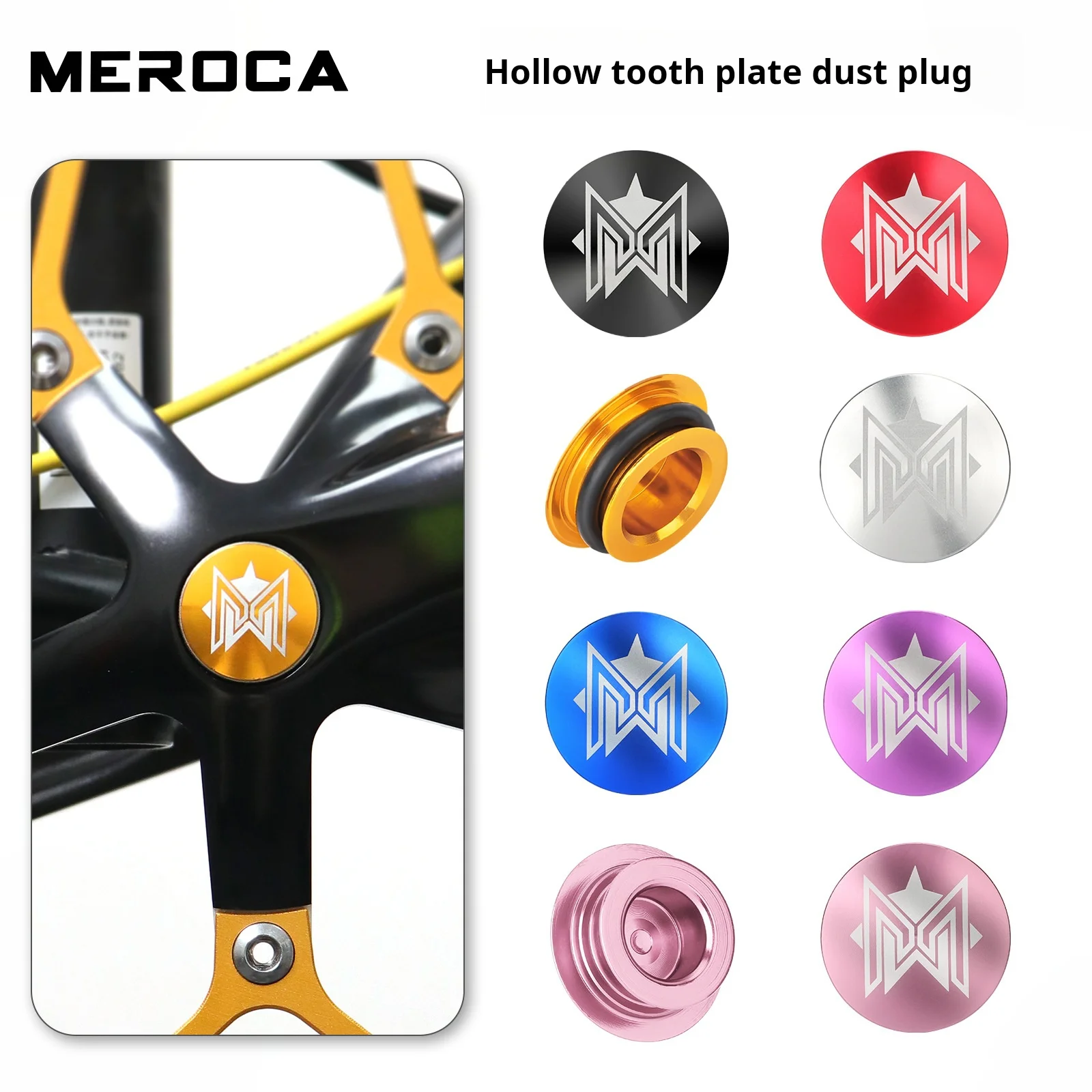 2pcs Bicycle Teeth Plate Crank Cover Aluminum Alloy Bike Crank Dust Caps Road Bike Crankset Plug Cycling Crankset Dust Cap
2pcs Bicycle Teeth Plate Crank Cover Aluminum Alloy Bike Crank Dust Caps Road Bike Crankset Plug Cycling Crankset Dust Cap
