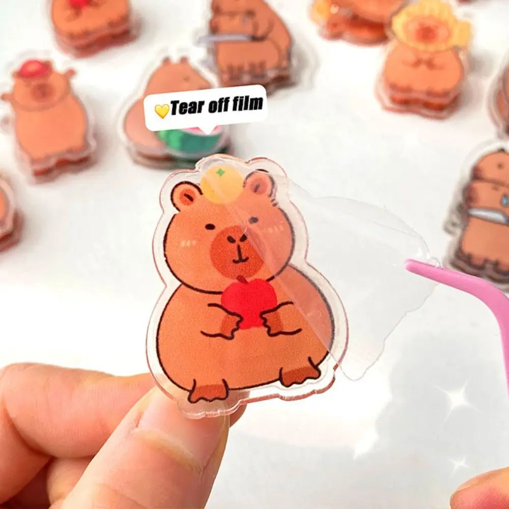 9Pcs Cartoon Capybara PP Clip Double-sided Decorative Cartoon Memo Clip Bookmark Photo Clamp Acrylic Paper Clip Student
9Pcs Cartoon Capybara PP Clip Double-sided Decorative Cartoon Memo Clip Bookmark Photo Clamp Acrylic Paper Clip Student