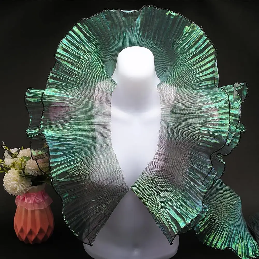 10 Yards Ruffled Fabric Organza Trims Gradient Pleated Lotus Leaf Trim Lace Fabric Ribbon Tulle Border Retro Chiffon Trimmin
10 Yards Ruffled Fabric Organza Trims Gradient Pleated Lotus Leaf Trim Lace Fabric Ribbon Tulle Border Retro Chiffon Trimmin