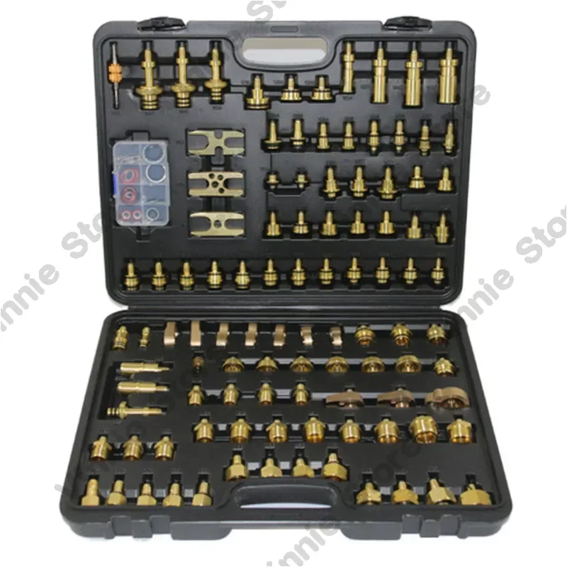 Инструмент для обнаружения утечек в автомобильных кондиционерах, соединительный адаптер для диагностики утечек в грузовиках, для технического обслуживания.
Инструмент для обнаружения утечек в автомобильных кондиционерах, соединительный адаптер для диагностики утечек в грузовиках, для технического обслуживания.