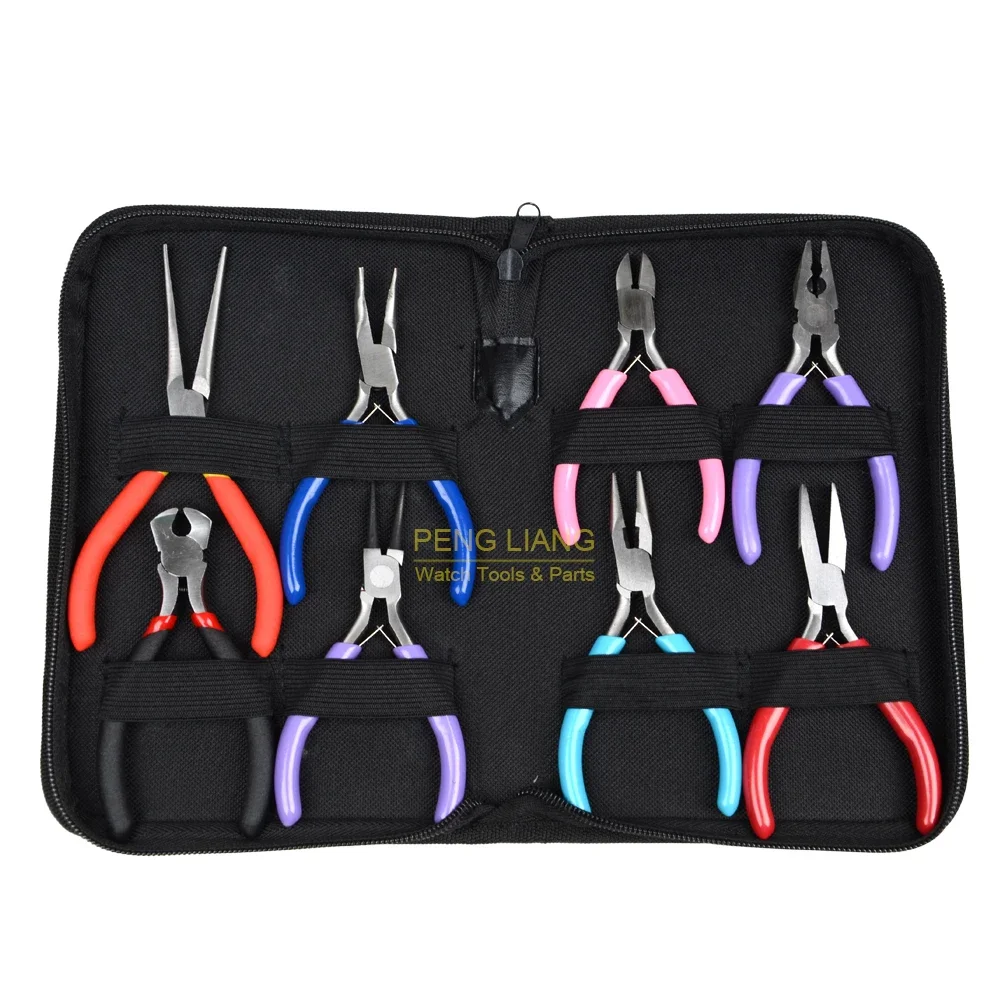 Watch Tools, Jewelry Tool, Goldsmith, DIY Plier Kit*8PCS Needle Round Nose Pliers Nippers
Watch Tools, Jewelry Tool, Goldsmith, DIY Plier Kit*8PCS Needle Round Nose Pliers Nippers