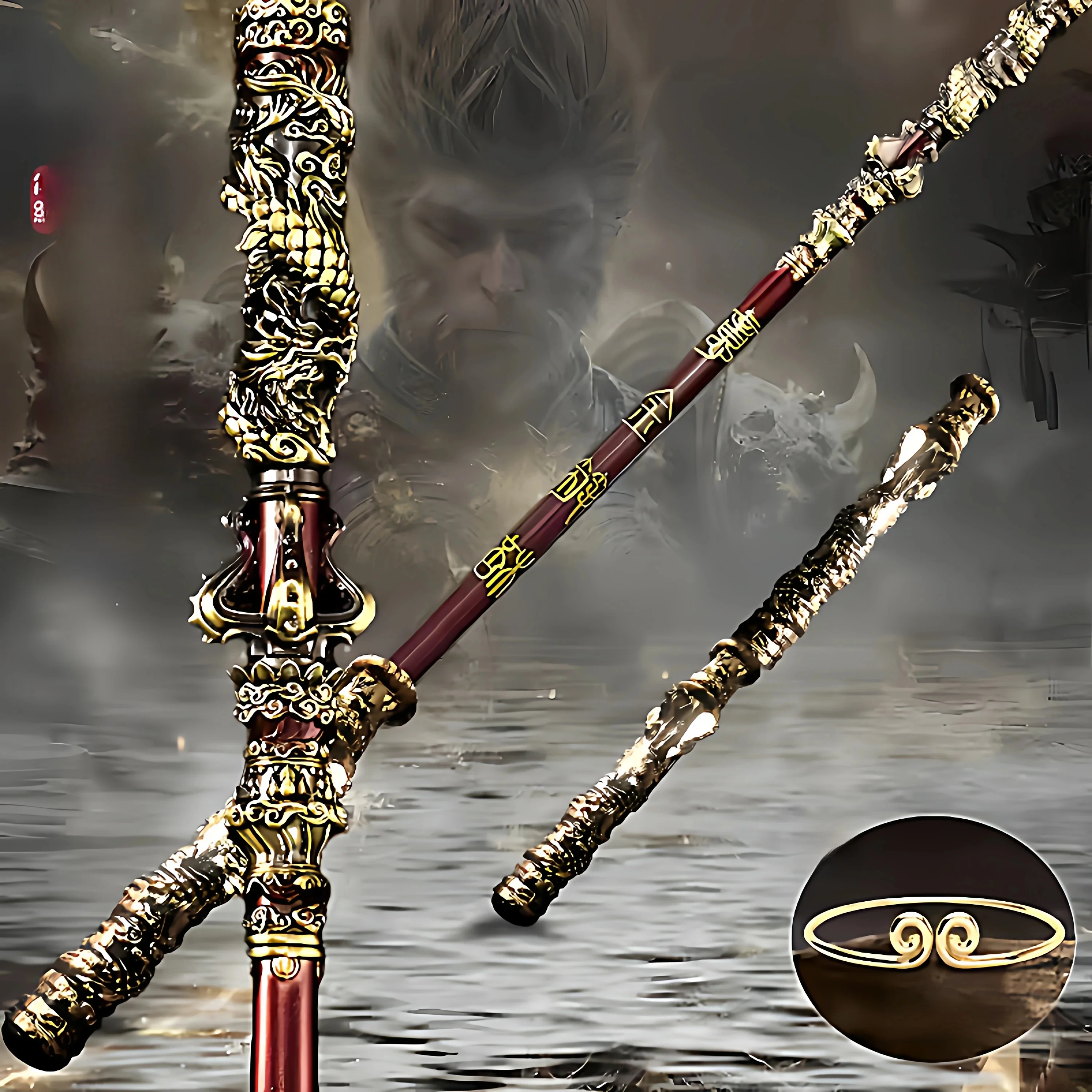 Expandable Golden Ruler Toy Children's Plaything Outdoor Festive Gift Monkey King Wu Gong Ji Children's Toy Traditional Polis...
Expandable Golden Ruler Toy Children's Plaything Outdoor Festive Gift Monkey King Wu Gong Ji Children's Toy Traditional Polis...