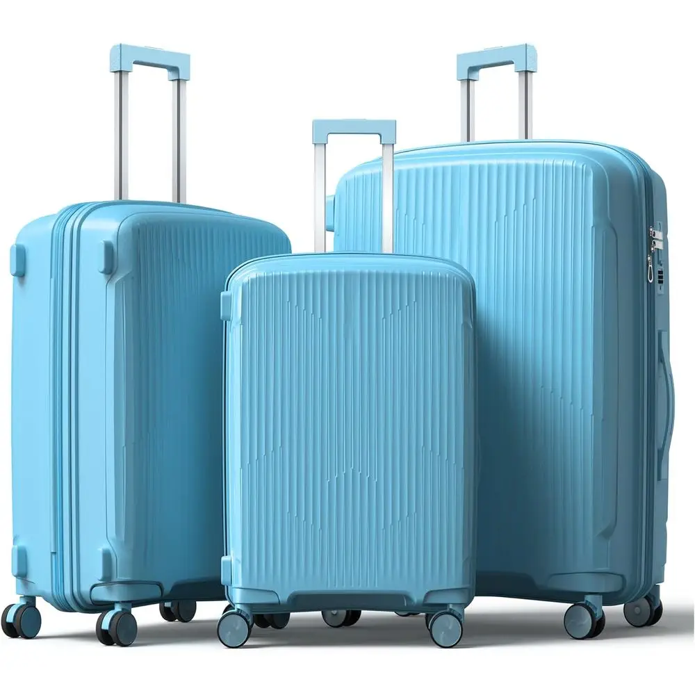 Traveler's Choice: 3-Piece Hardside Luggage Set, 20, 24, 28 Spinner Suitcases
Traveler's Choice: 3-Piece Hardside Luggage Set, 20, 24, 28 Spinner Suitcases