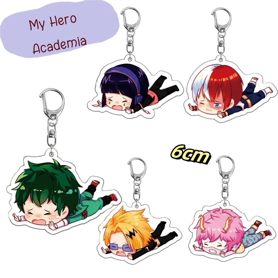 Cute 6cm Anime GOODS Acrylic Keychain cute y2k My Hero Academia keychain for bag keys car key bag backpack display accessories
Cute 6cm Anime GOODS Acrylic Keychain cute y2k My Hero Academia keychain for bag keys car key bag backpack display accessories