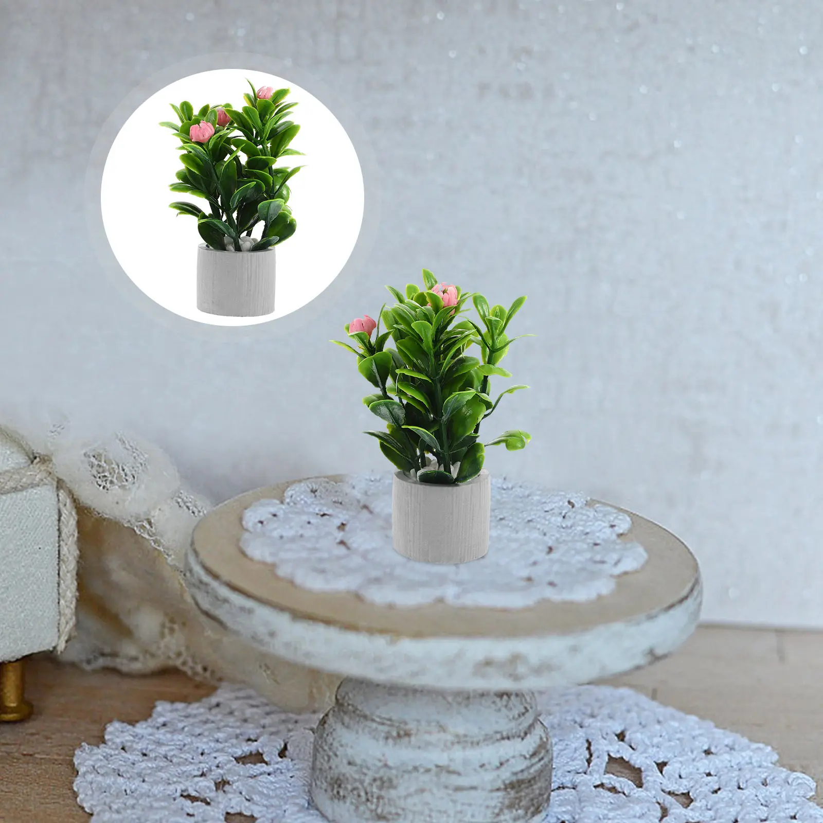 Miniature Bonsai Simulated Potted Plant Mini House Ornament Tiny Bonsai Decor Mini Greenery Garden Landscape Desktop Adorn
Miniature Bonsai Simulated Potted Plant Mini House Ornament Tiny Bonsai Decor Mini Greenery Garden Landscape Desktop Adorn