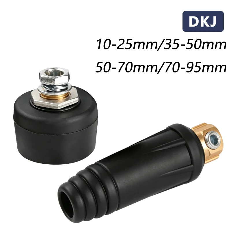 EU Style Welding Quick Connector Plug Socket DKJ Series Welder Cable Adapter Male Female Fast Joint for ARC MMA Welding Machine
EU Style Welding Quick Connector Plug Socket DKJ Series Welder Cable Adapter Male Female Fast Joint for ARC MMA Welding Machine