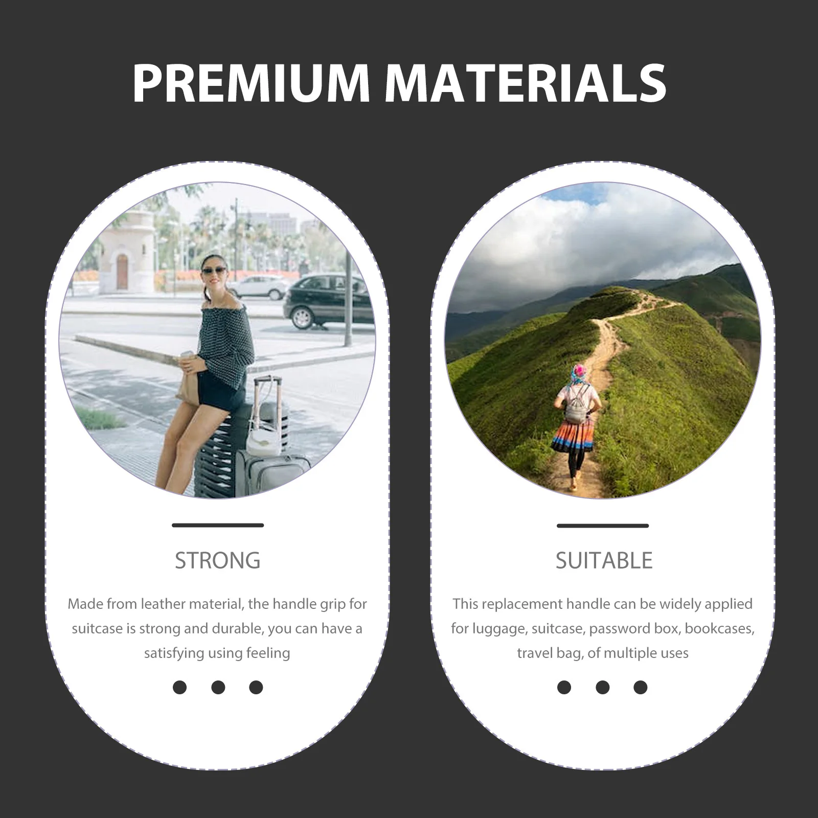 Suitcase Handle Replacement Grip Luggage Case Durable Strong Easy Install Comfortable Classic Color Fade
Suitcase Handle Replacement Grip Luggage Case Durable Strong Easy Install Comfortable Classic Color Fade