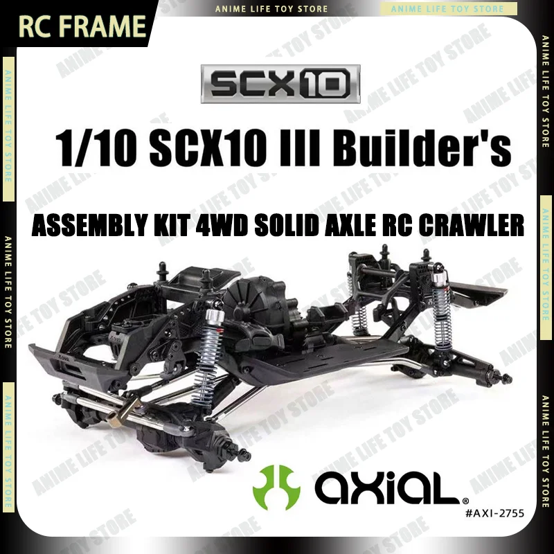 1/10 AXIAL SCX10 III Builder's Solid Axle RC Rock Crawler Frame Parts 4WD Electric Off Road Climbing RC Car Full Metal Frame KIT
1/10 AXIAL SCX10 III Builder's Solid Axle RC Rock Crawler Frame Parts 4WD Electric Off Road Climbing RC Car Full Metal Frame KIT