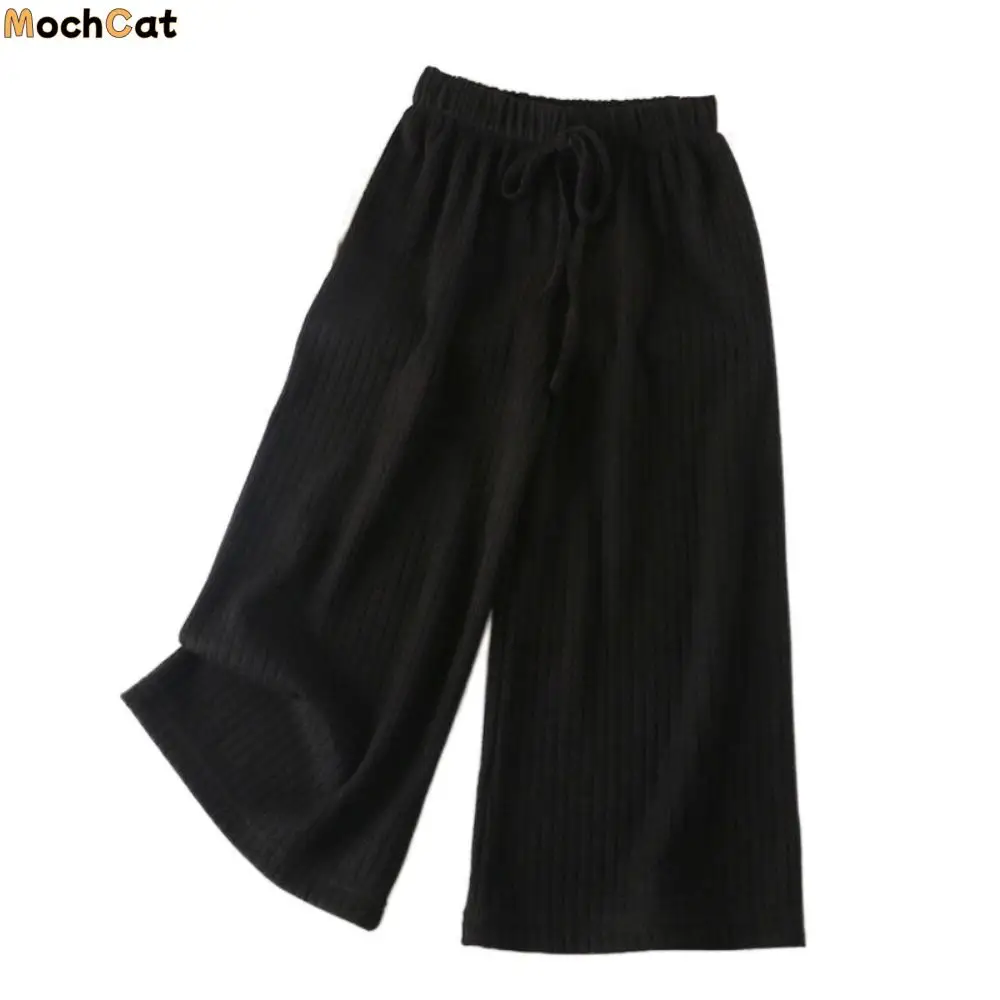 Fashion Loose Girl Straight Leg Pants High Waist Elastic Teens Casual Pants Drawstring Trousers Children Wide Leg Pants Outdoor
Fashion Loose Girl Straight Leg Pants High Waist Elastic Teens Casual Pants Drawstring Trousers Children Wide Leg Pants Outdoor