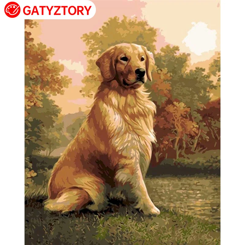 GATYZTORY Painting By Numbers For Adults Children Wall Art Paint By Number DIY Gift Golden Retriever Unique Gift Home Decors
GATYZTORY Painting By Numbers For Adults Children Wall Art Paint By Number DIY Gift Golden Retriever Unique Gift Home Decors