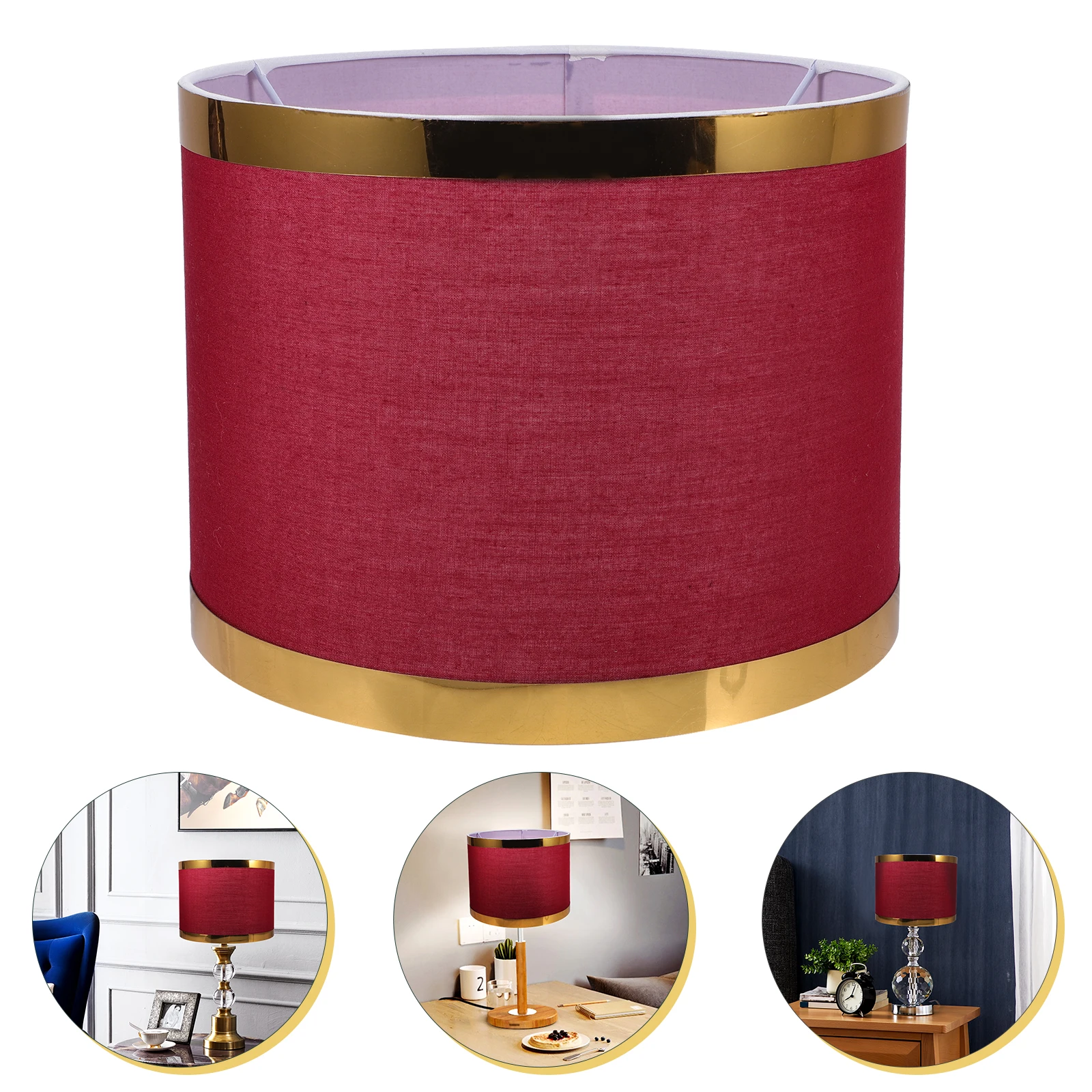 Fabric Drum Lamp Shade Replacement For Table Floor Lamps Large Cloth Light Shade Decorative Modern Rustic Lampshades Home 
Fabric Drum Lamp Shade Replacement For Table Floor Lamps Large Cloth Light Shade Decorative Modern Rustic Lampshades Home