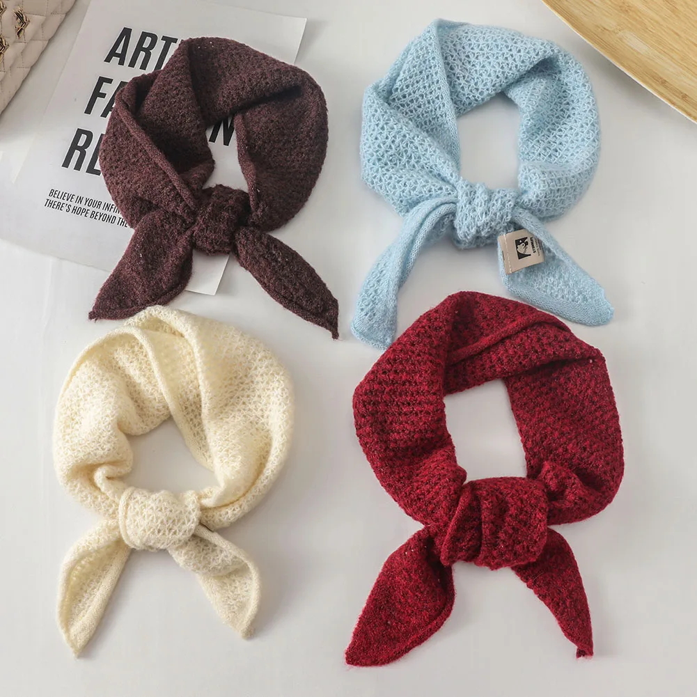 Women Solid Color Hollow Out Triangle Scarf Wool Shawl Wrap Y2K Neck Warmer Pashmina Soft Knit Neck Collar Scarves Accessories
Women Solid Color Hollow Out Triangle Scarf Wool Shawl Wrap Y2K Neck Warmer Pashmina Soft Knit Neck Collar Scarves Accessories