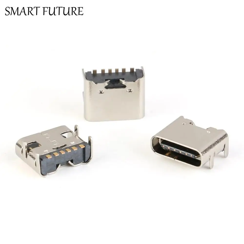 Port SMD DIP 6 Pin Socket Connector Mobile Phone Type C Socket Connector Type-C Female Female Connector Charging Socket
Port SMD DIP 6 Pin Socket Connector Mobile Phone Type C Socket Connector Type-C Female Female Connector Charging Socket