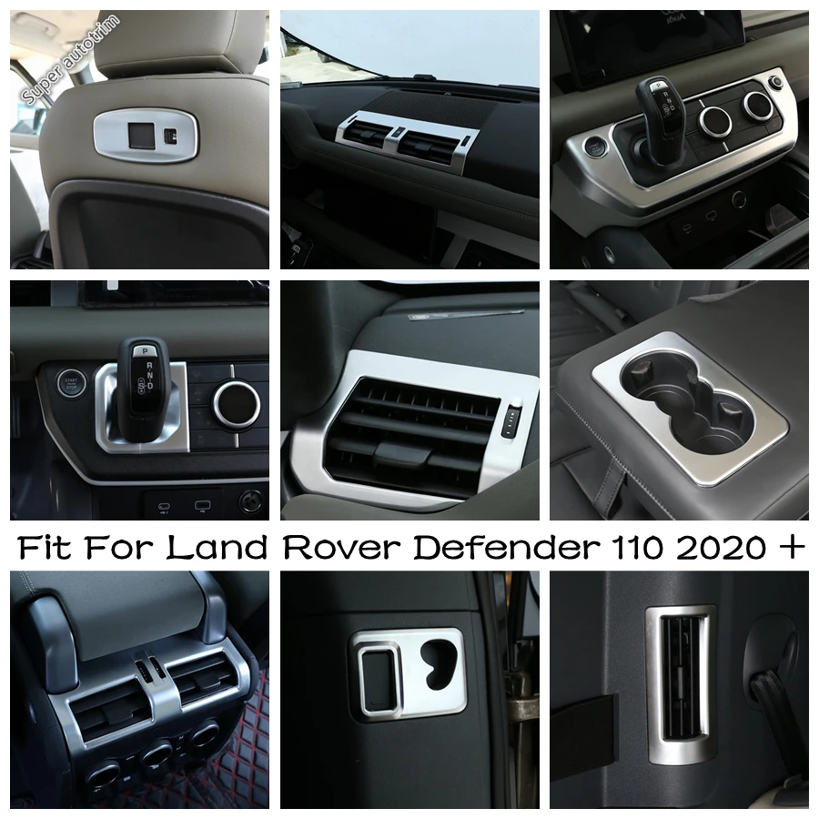 Rear Trunk Hook & C Pillar AC / Gear Shift Box / Safety Belt Cover Trim Matte Interior For Land Rover Defender 110 2020 - 2022
Rear Trunk Hook & C Pillar AC / Gear Shift Box / Safety Belt Cover Trim Matte Interior For Land Rover Defender 110 2020 - 2022
