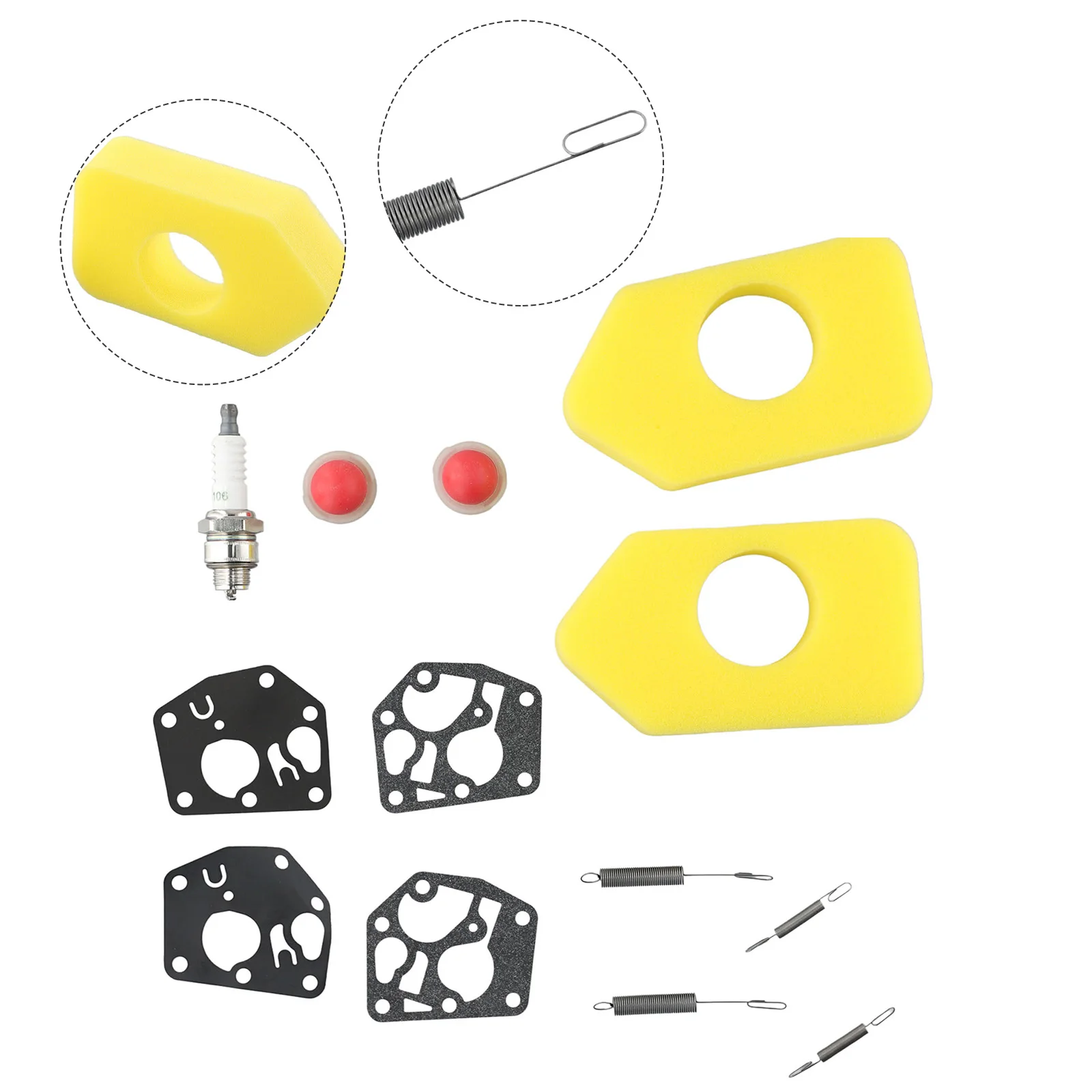 Lawn Mower Parts Mower Service Kit Garden Primer Bulb Spark Plug Accessory Engine For Classic Sprint Practical
Lawn Mower Parts Mower Service Kit Garden Primer Bulb Spark Plug Accessory Engine For Classic Sprint Practical