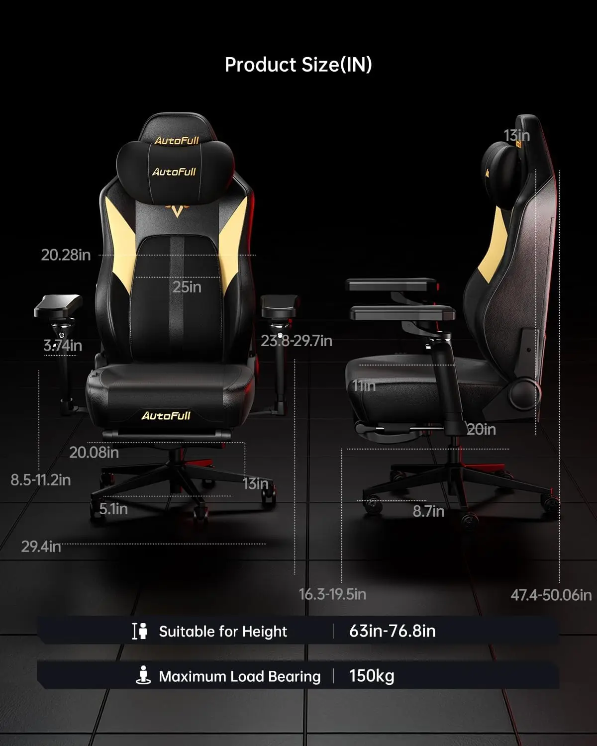 Gaming Chair,Heated Seat Gaming Chair with 360° Adjustable Armrest,Dynamic Tracking Lumbar Support Ergonomic Office Chair
Gaming Chair,Heated Seat Gaming Chair with 360° Adjustable Armrest,Dynamic Tracking Lumbar Support Ergonomic Office Chair