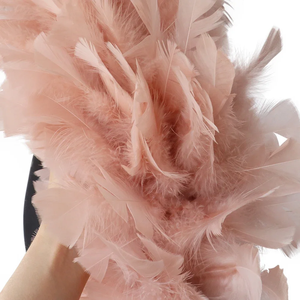 WCFeatherS 2 Yards Leather Pink Heavy Weight Turkey Flat Feather Boa 120 Gram Feathers Scarf Wedding Party Decoration Crafts
WCFeatherS 2 Yards Leather Pink Heavy Weight Turkey Flat Feather Boa 120 Gram Feathers Scarf Wedding Party Decoration Crafts